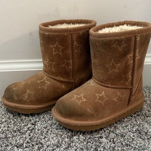 UGG Tan Boots with Star Design